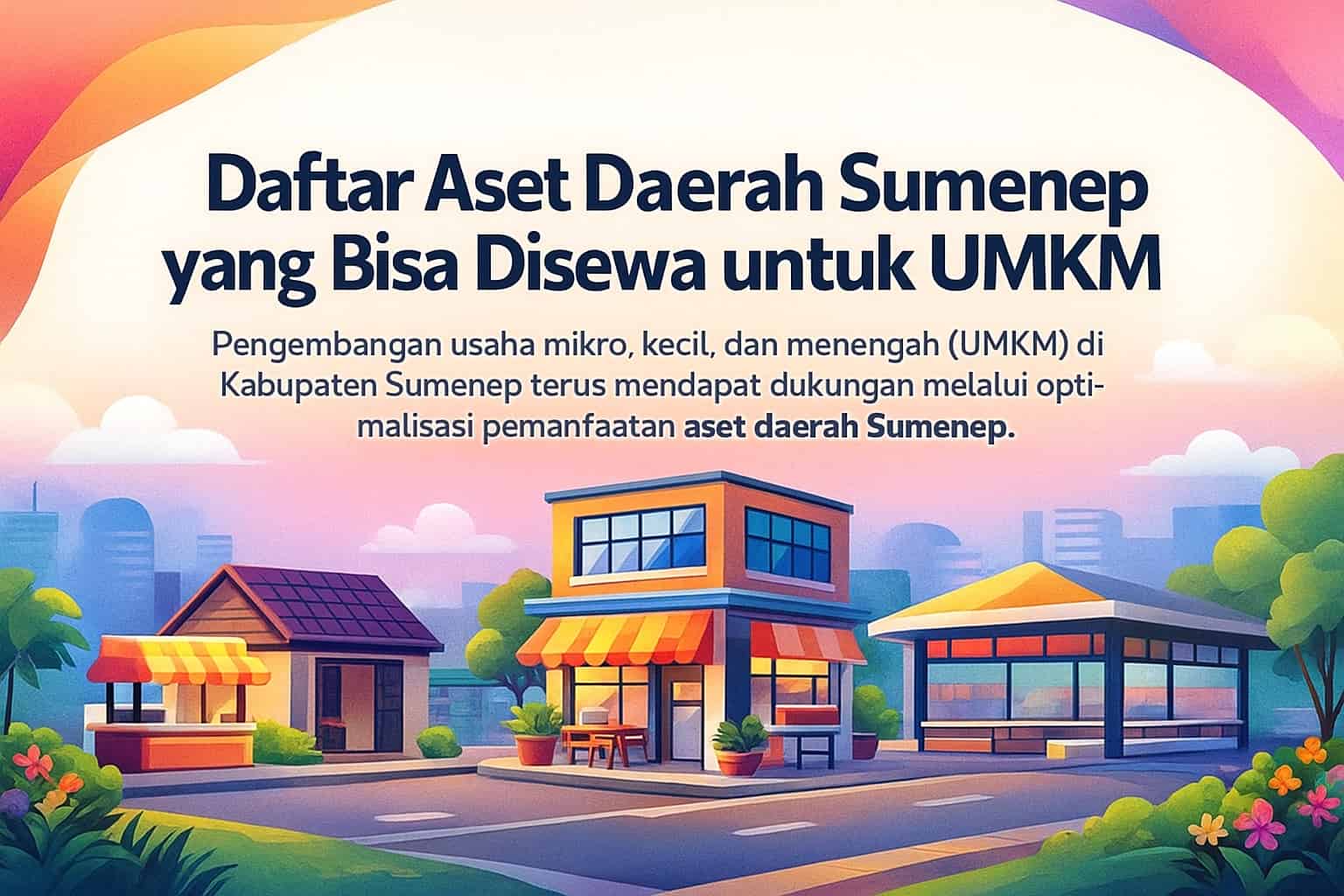Daftar Aset Daerah Sumenep yang Bisa Disewa untuk UMKM